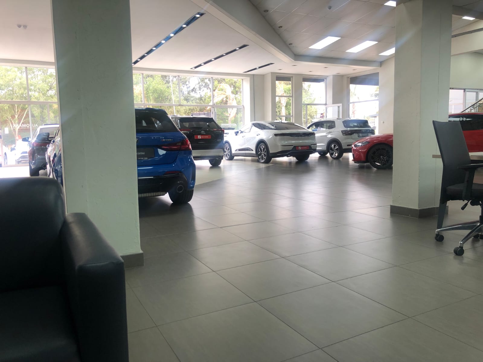 NNH Finance vehicle showroom